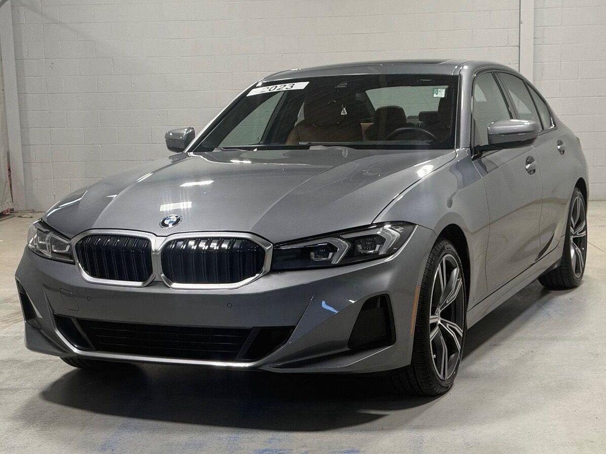 Gray (Skyscraper Grey Metallic) 2023 BMW 3 Series Sedan All-Wheel Drive Automatic