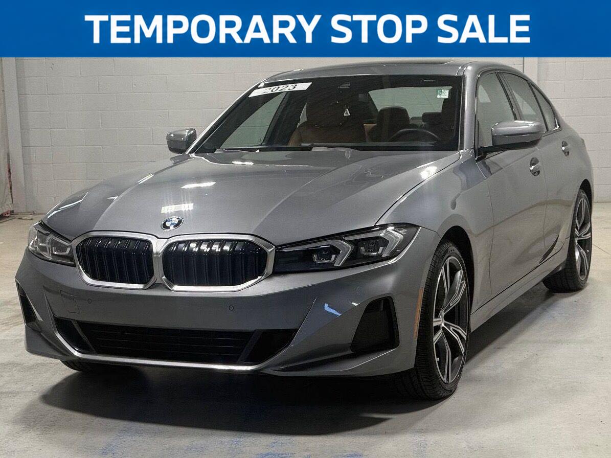 Gray (Skyscraper Grey Metallic) 2023 BMW 3 Series Sedan All-Wheel Drive Automatic