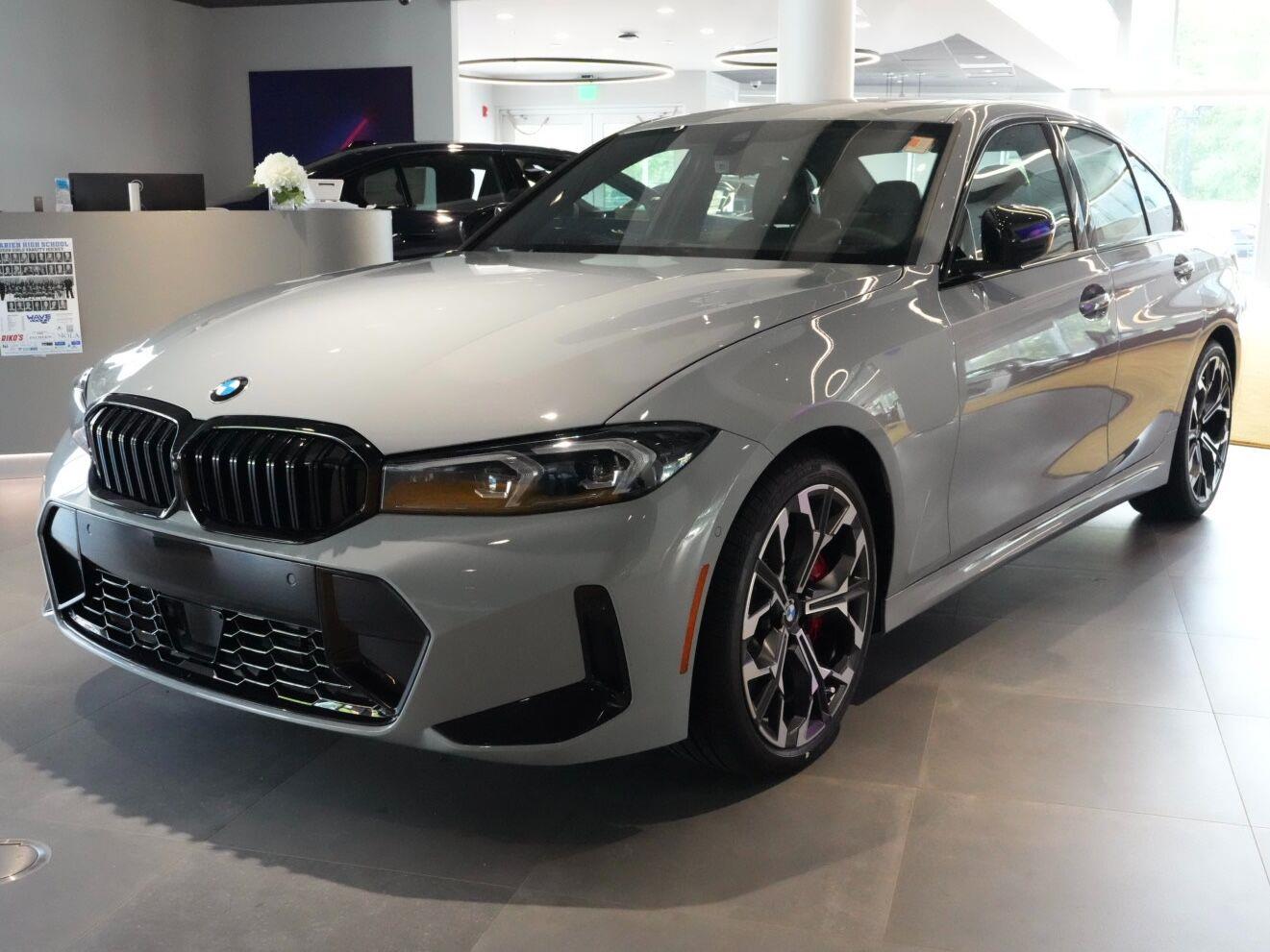 Gray (Brooklyn Grey Metallic) 2026 BMW 3 Series Sedan All-Wheel Drive Automatic