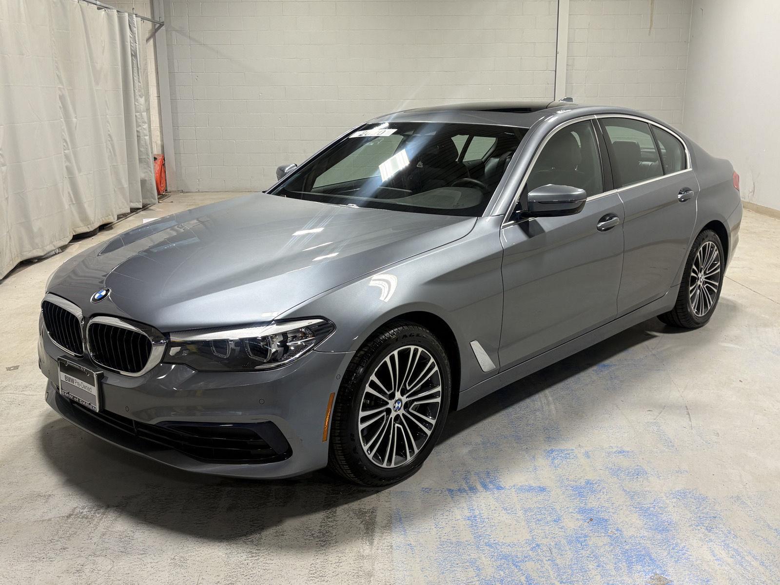 Bluestone Metallic 2020 BMW 5 Series Sedan All-Wheel Drive Automatic