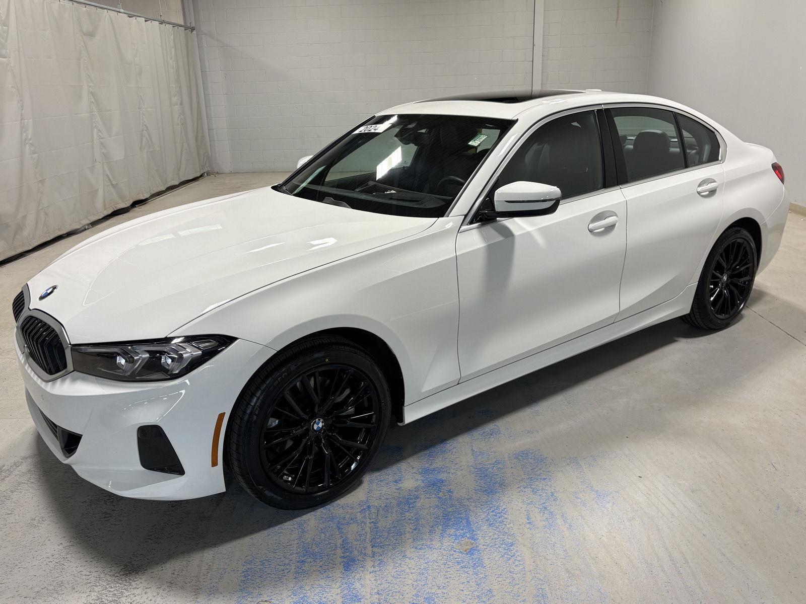 Alpine White 2024 BMW 3 Series Sedan All-Wheel Drive Automatic