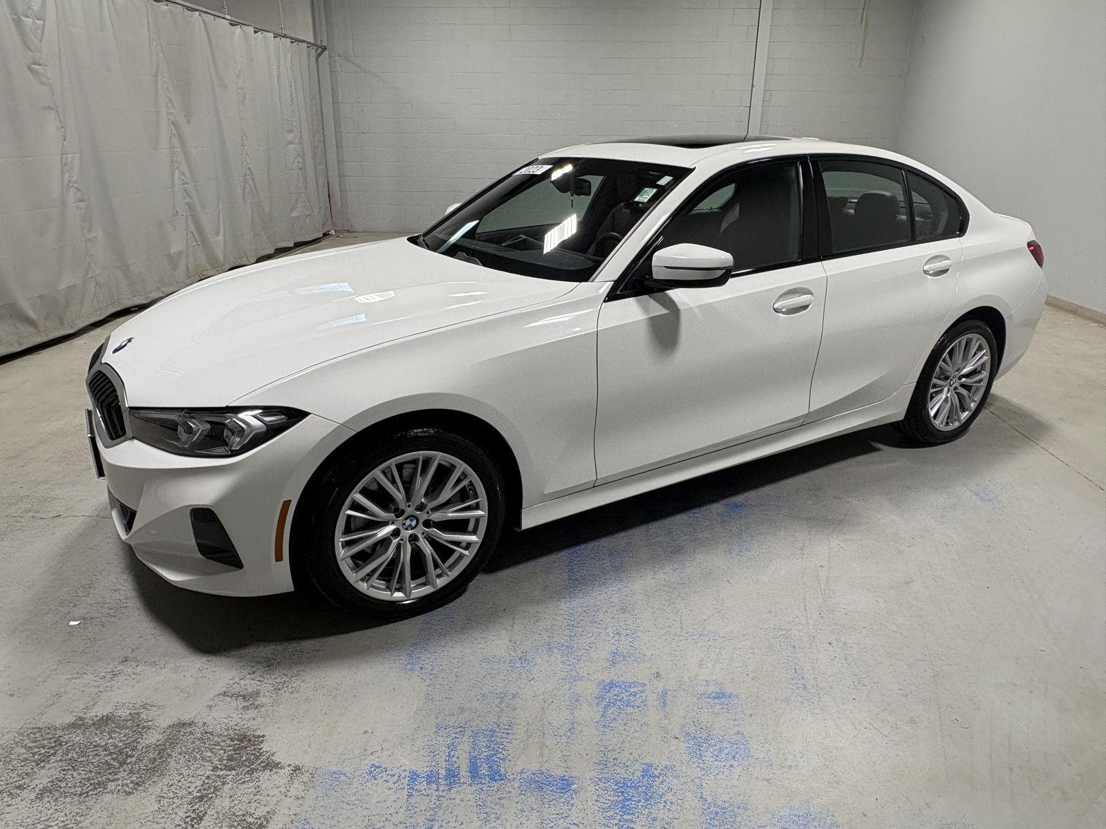 Alpine White 2023 BMW 3 Series Sedan All-Wheel Drive Automatic
