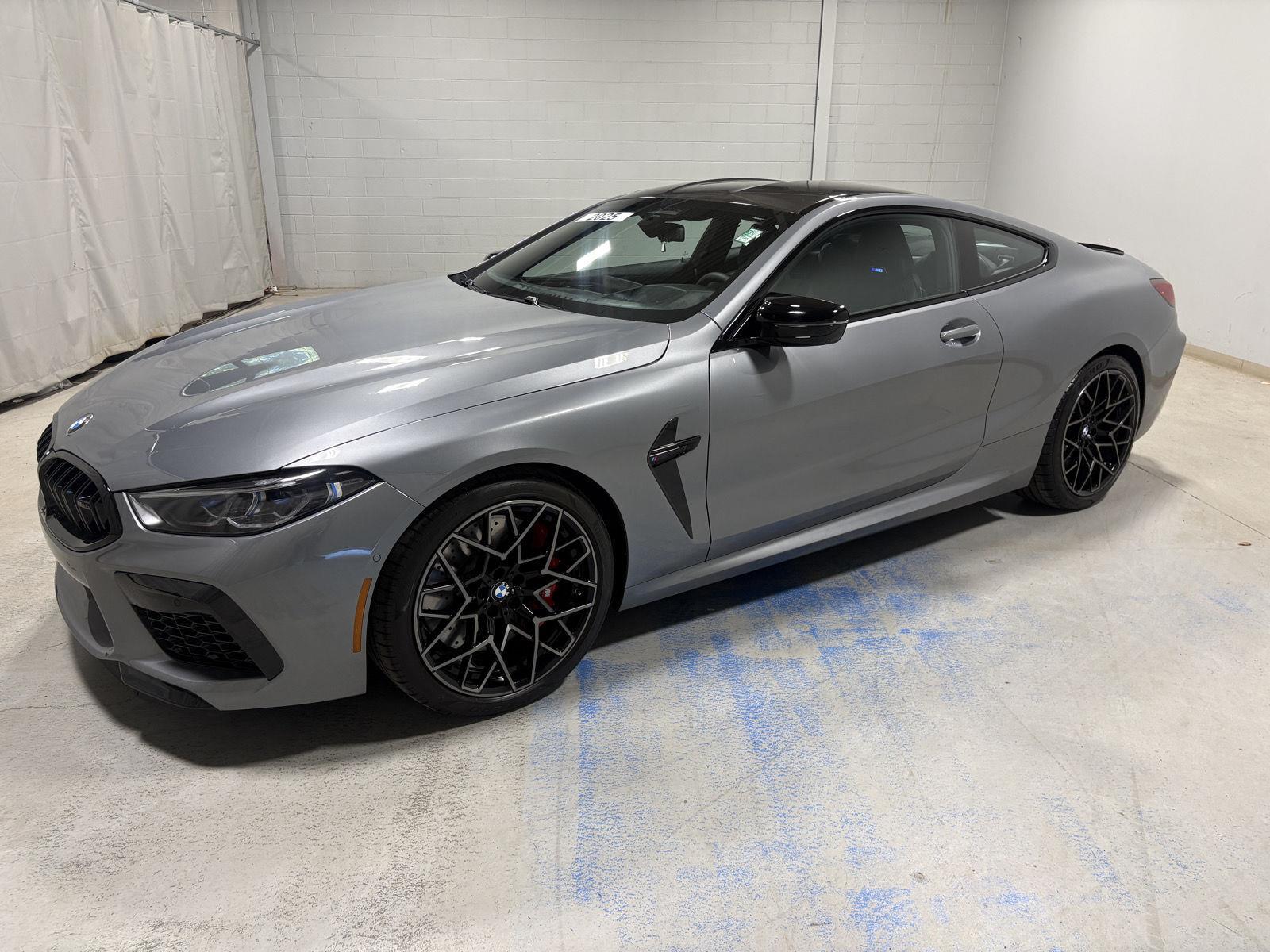 Gray (Skyscraper Grey Metallic) 2025 BMW M8 Coupe All-Wheel Drive Automatic
