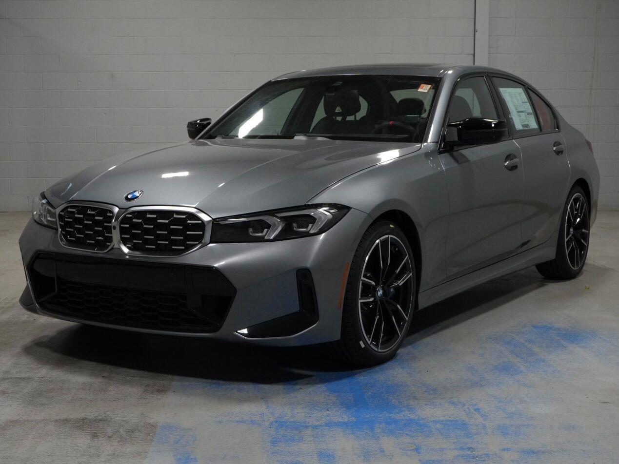 Gray (Skyscraper Grey Metallic) 2026 BMW 3 Series Sedan All-Wheel Drive Automatic