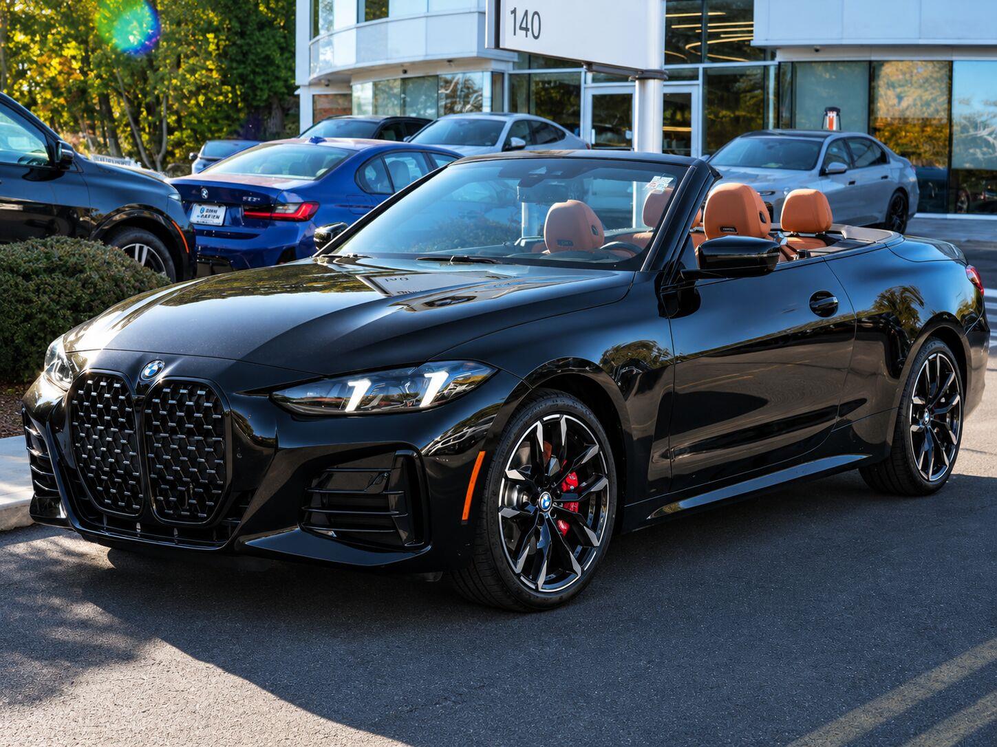 Black Sapphire Metallic 2027 BMW 4 Series Convertible All-Wheel Drive Automatic
