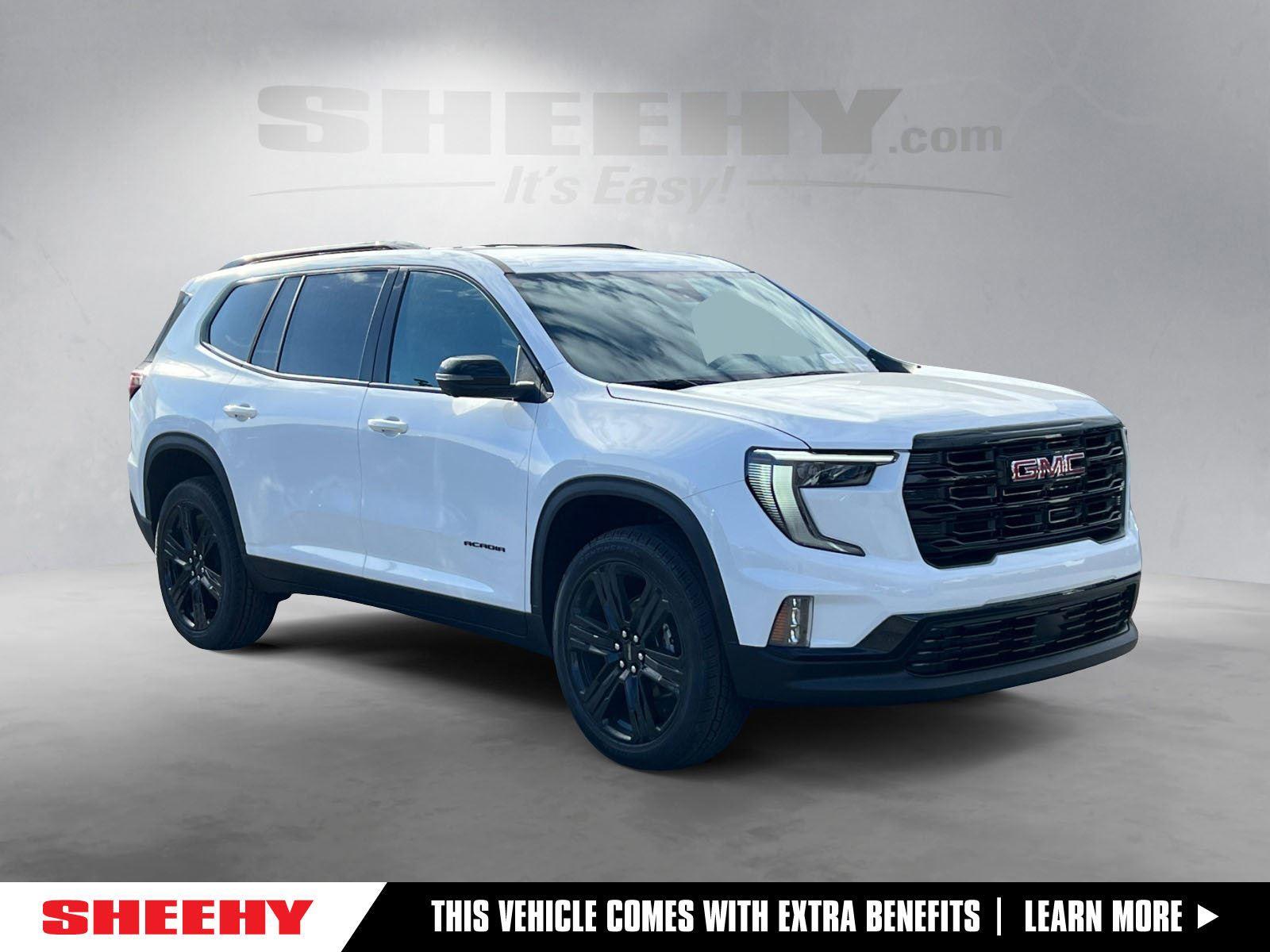 Summit White 2026 GMC Acadia Elevation AWD SUV / Crossover Four-Wheel Drive 8-Speed Automatic