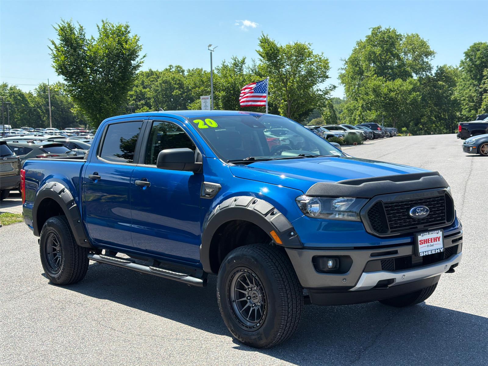 Gray (Magnetic Metallic) 2020 Ford Ranger XLT SuperCrew 4WD Pickup Truck Four-Wheel Drive Automatic