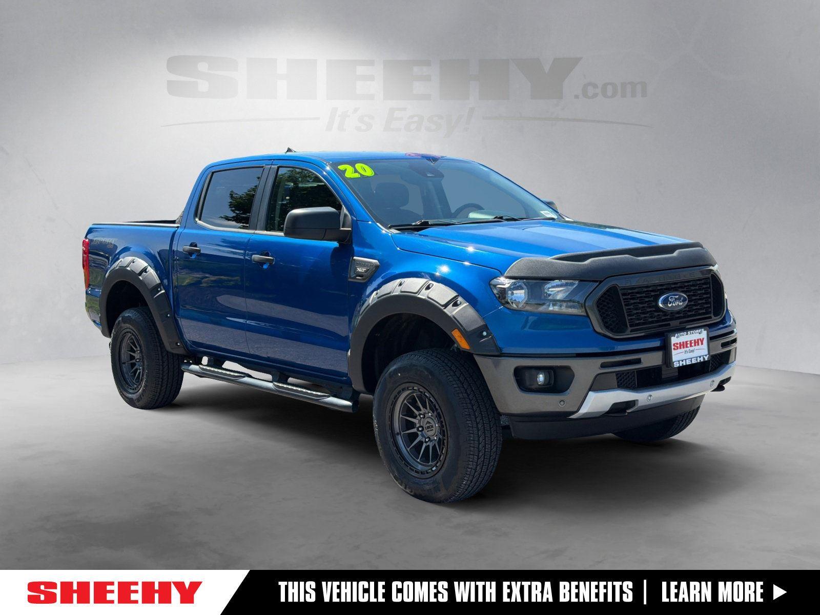 Gray (Magnetic Metallic) 2020 Ford Ranger XLT SuperCrew 4WD Pickup Truck Four-Wheel Drive Automatic