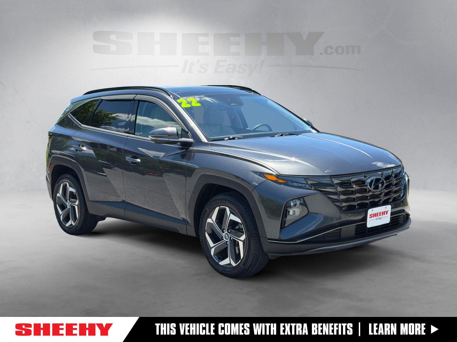 Portofino Gray 2022 Hyundai Tucson SUV / Crossover All-Wheel Drive Automatic
