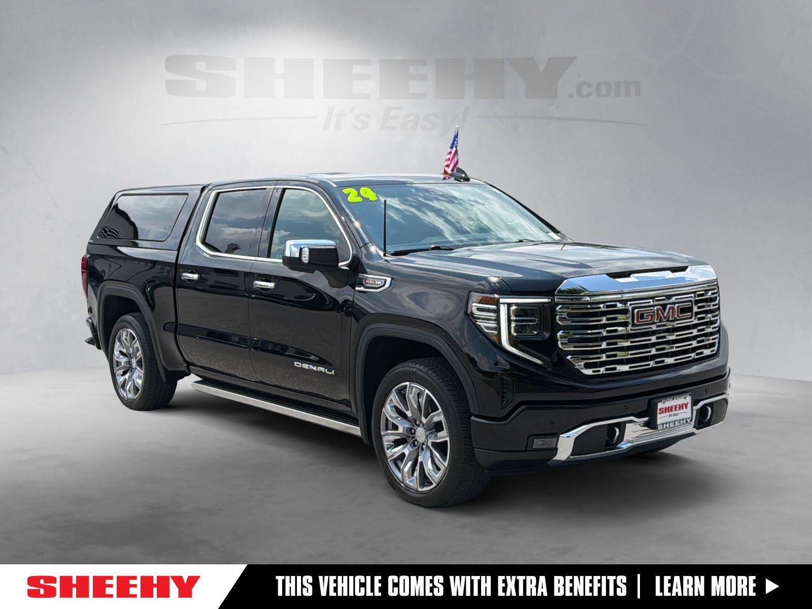 Onyx Black 2024 GMC Sierra 1500 Pickup Truck Four-Wheel Drive Automatic