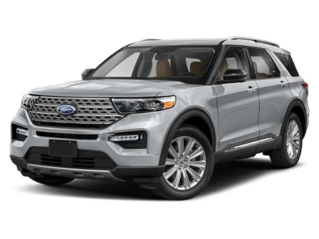 Star White Metallic Tri-Coat 2022 Ford Explorer SUV / Crossover All-Wheel Drive Automatic