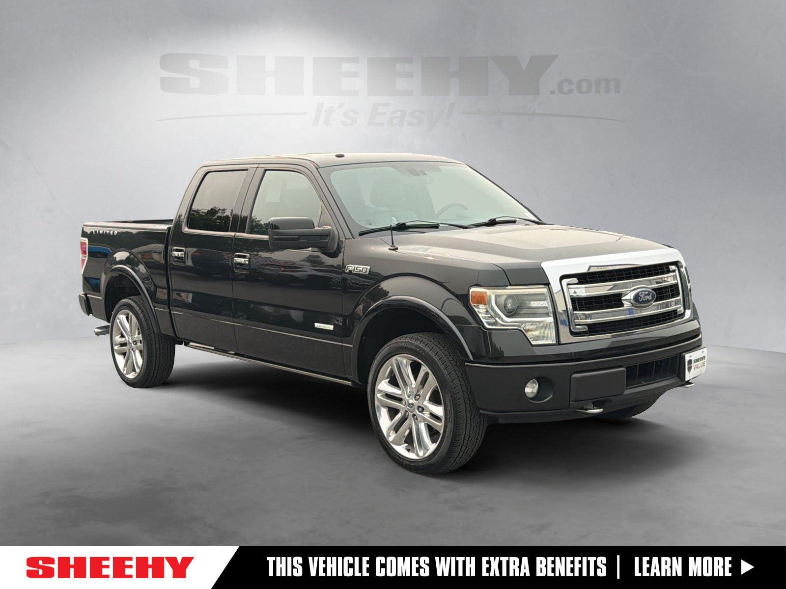 Tuxedo Black Metallic 2014 Ford F-150 Pickup Truck Four-Wheel Drive 6-Speed Automatic