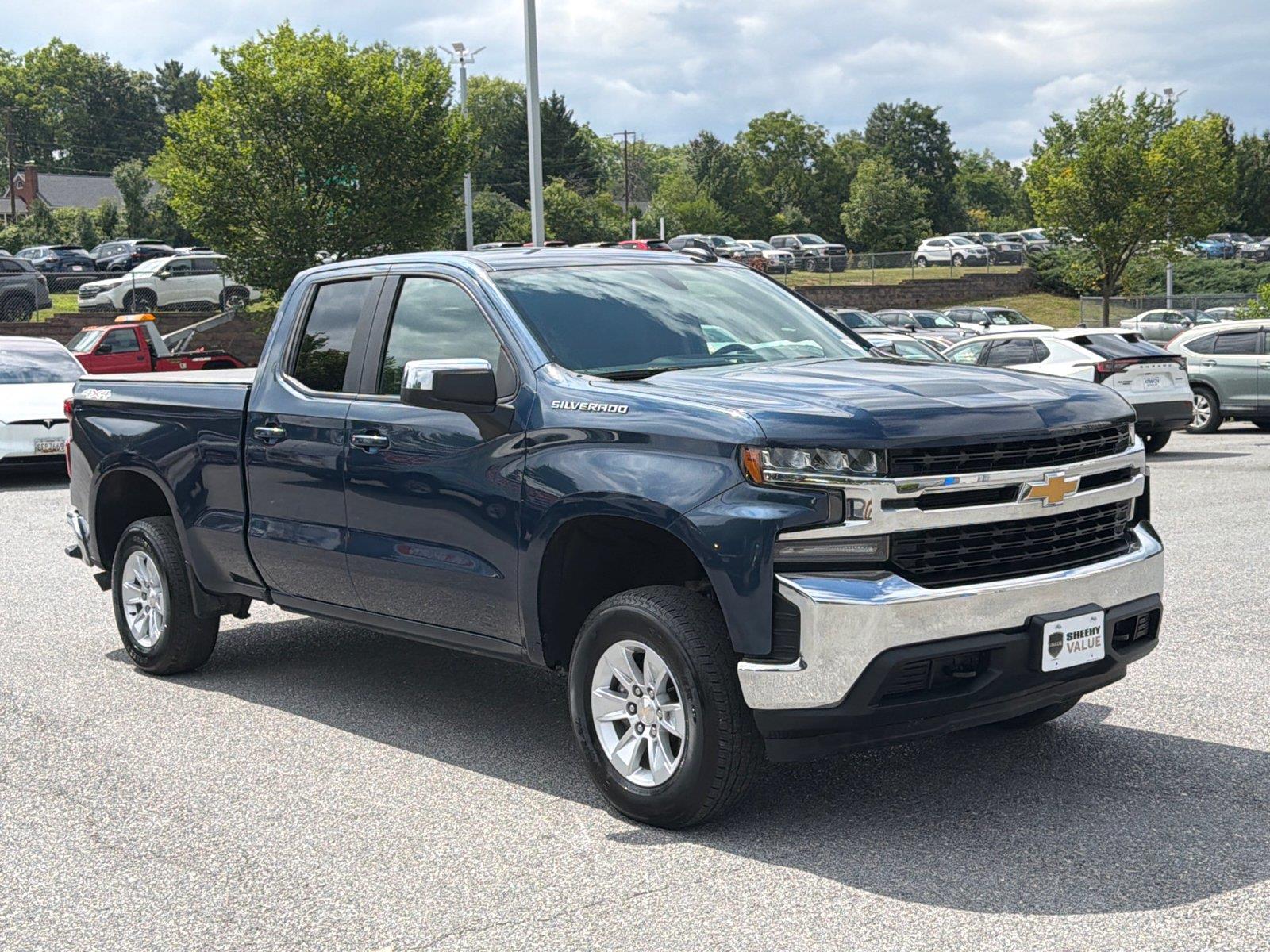 Northsky Blue Metallic 2020 Chevrolet Silverado 1500 Pickup Truck Four-Wheel Drive 8-Speed Automatic
