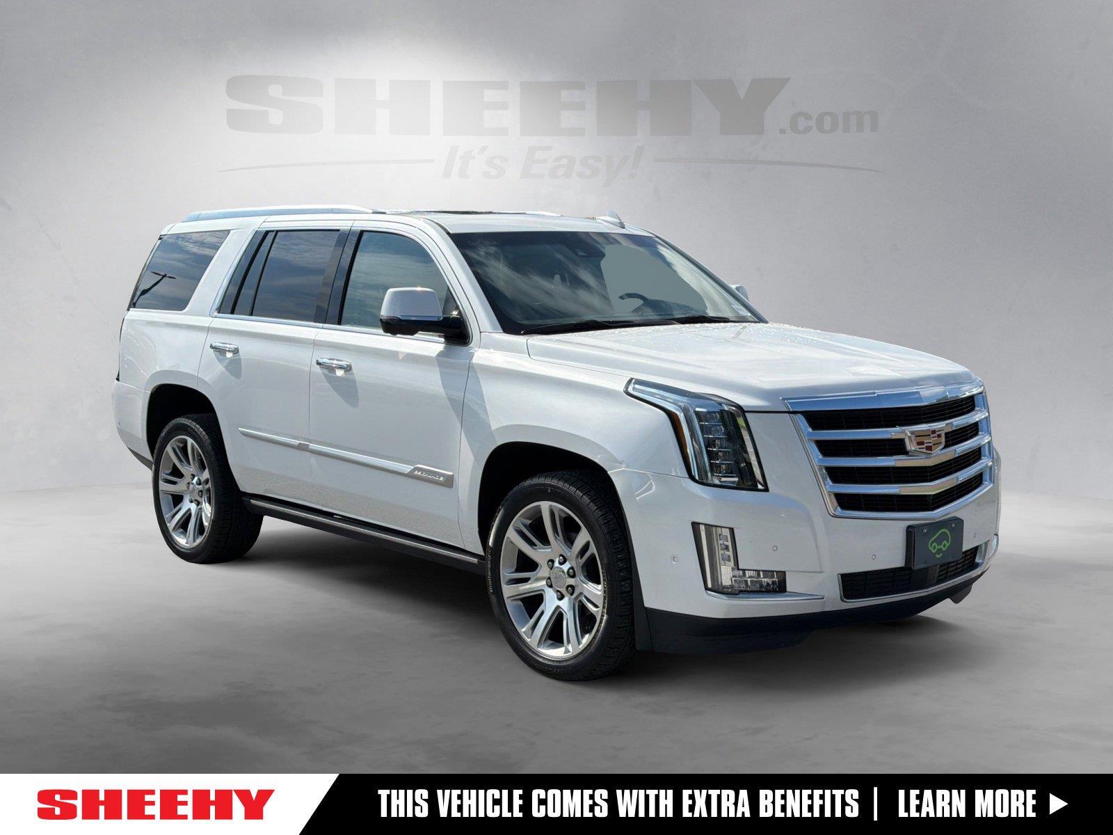 Crystal White Tricoat 2020 Cadillac Escalade SUV / Crossover Rear-Wheel Drive Automatic