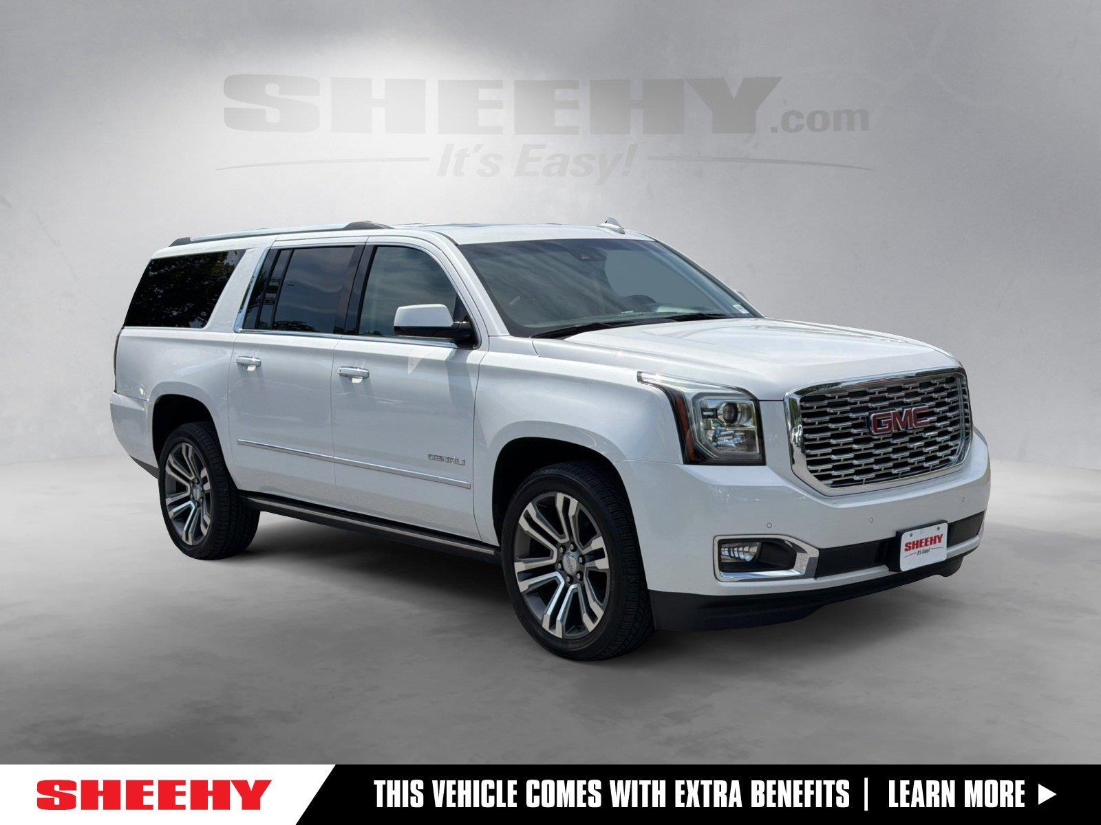 White Frost Tricoat 2020 GMC Yukon XL SUV / Crossover Four-Wheel Drive Automatic