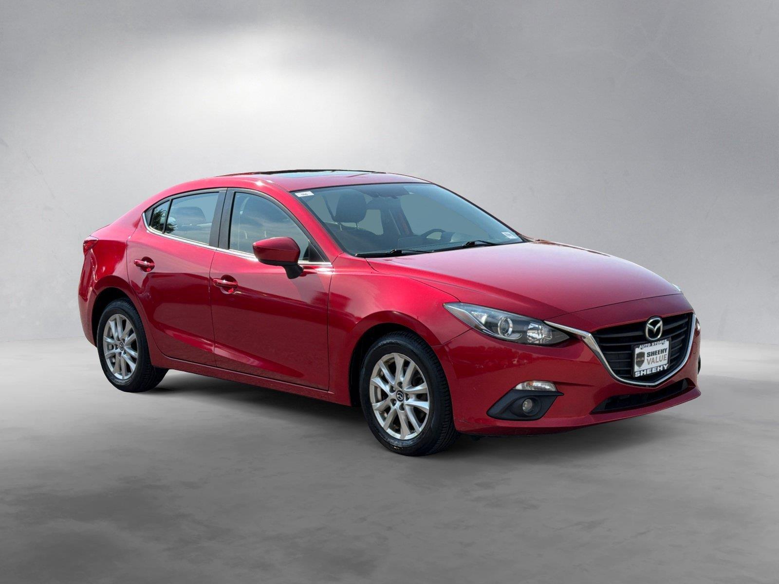 Soul Red Metallic 2016 Mazda MAZDA3 Sedan Front-Wheel Drive Automatic