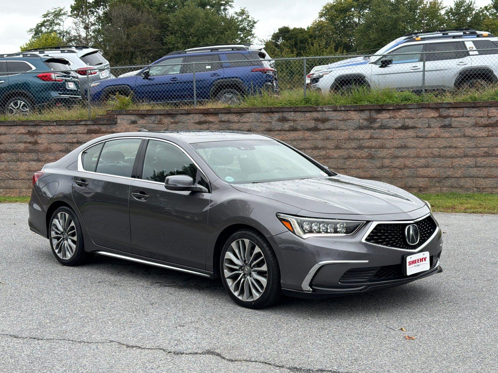 Gray (Modern Steel Metallic) 2018 Acura RLX Sedan Front-Wheel Drive Automatic