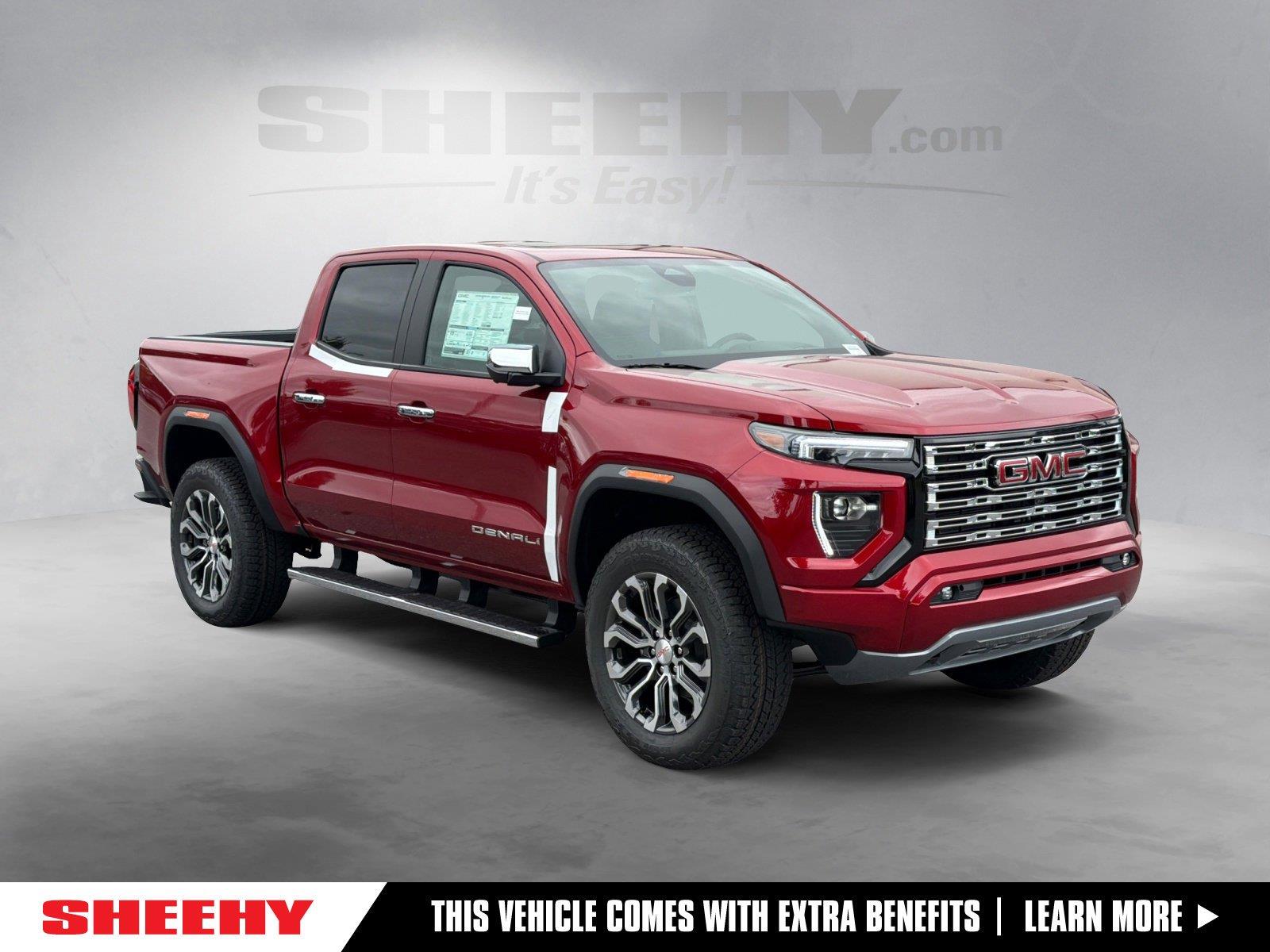 Volcanic Red Tintcoat 2026 GMC Canyon Pickup Truck Four-Wheel Drive 8-Speed Automatic