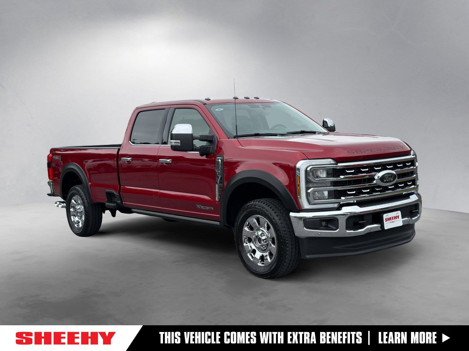 Ruby Red Metallic Tinted Clearcoat 2025 Ford F-250 Super Duty Pickup Truck Four-Wheel Drive Automatic