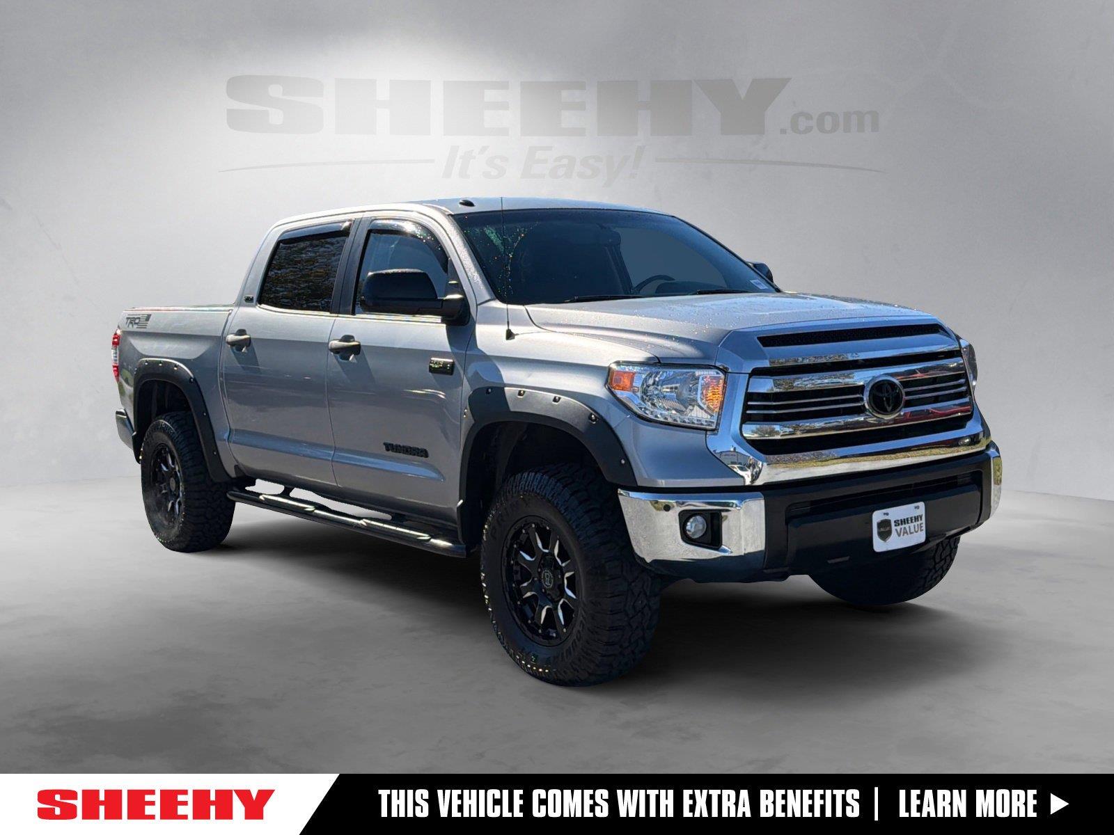 Silver Sky Metallic 2016 Toyota Tundra Pickup Truck Four-Wheel Drive Automatic