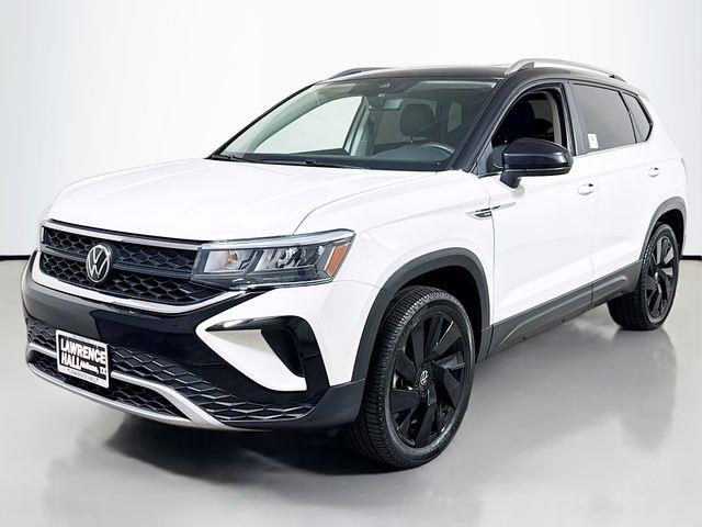 Pure White 2024 Volkswagen Taos SUV / Crossover All-Wheel Drive Automatic