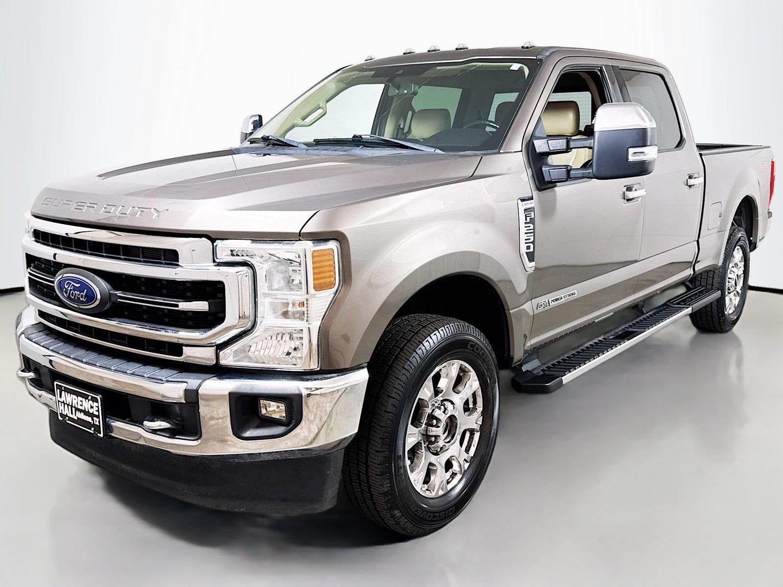 Stone Gray 2021 Ford F-250 Super Duty Pickup Truck Four-Wheel Drive Automatic