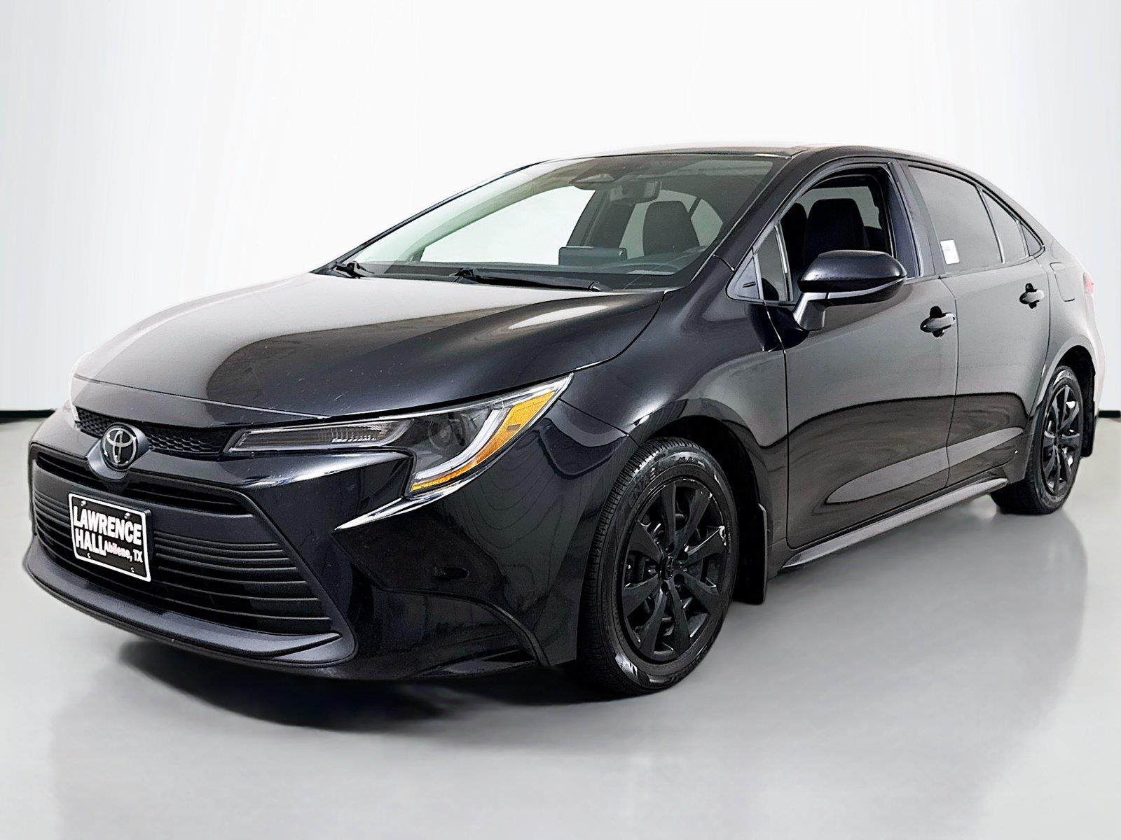 Midnight Black Metallic 2025 Toyota Corolla Sedan Front-Wheel Drive Continuously Variable Transmission