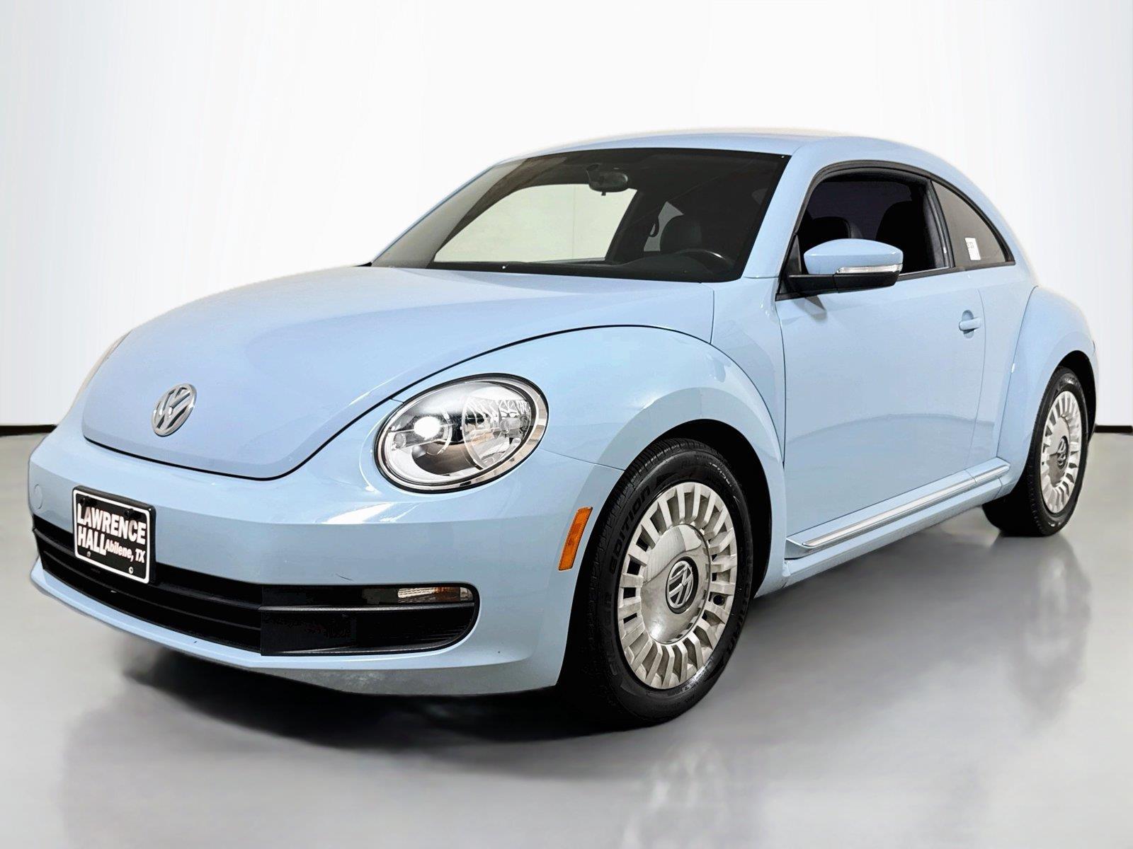 Denim Blue 2015 Volkswagen Beetle Hatchback Front-Wheel Drive Manual