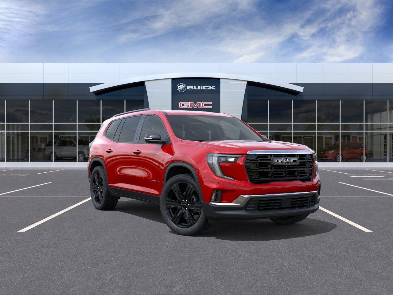 Volcanic Red Tintcoat 2026 GMC Acadia SUV / Crossover Four-Wheel Drive 8-Speed Automatic