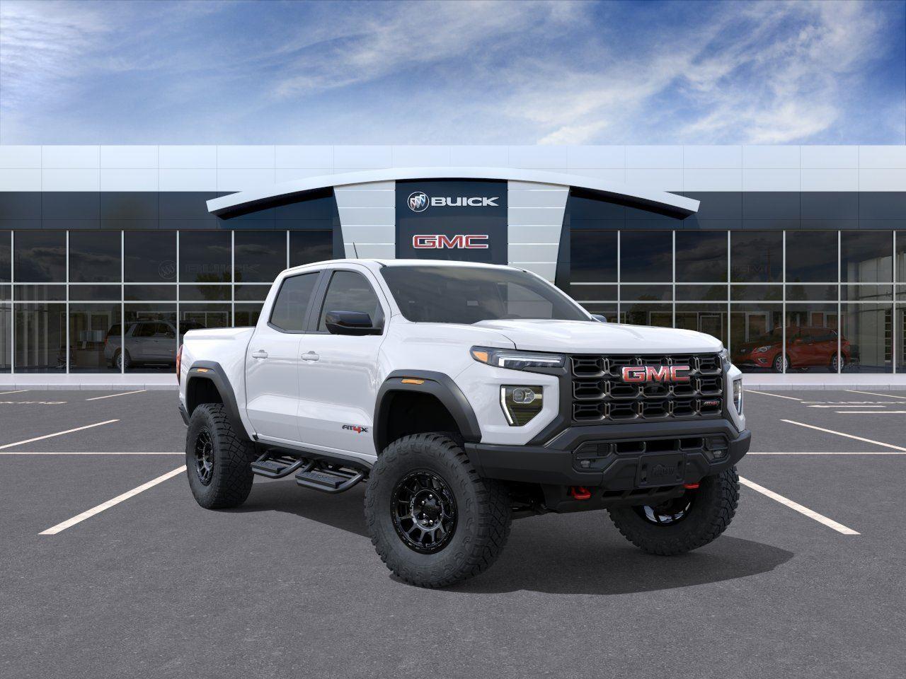 Summit White 2026 GMC Canyon Pickup Truck Four-Wheel Drive 8-Speed Automatic