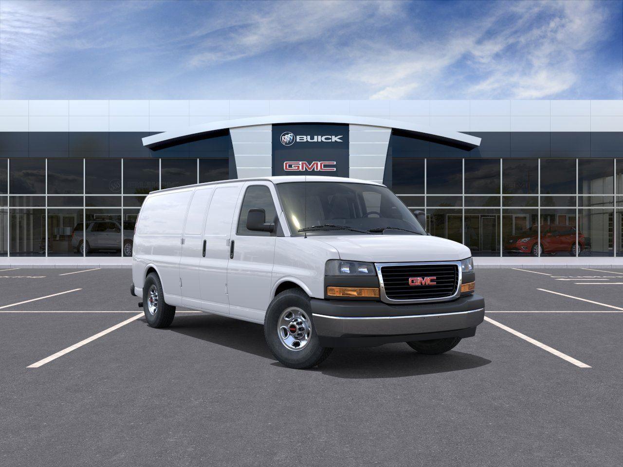 Summit White 2026 GMC Savana Cargo Van Rear-Wheel Drive 8-Speed Automatic