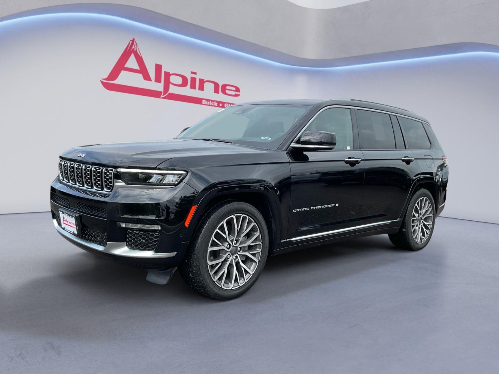 Diamond Black Crystal Pearlcoat 2022 Jeep Grand Cherokee L SUV / Crossover Four-Wheel Drive 8-Speed Automatic