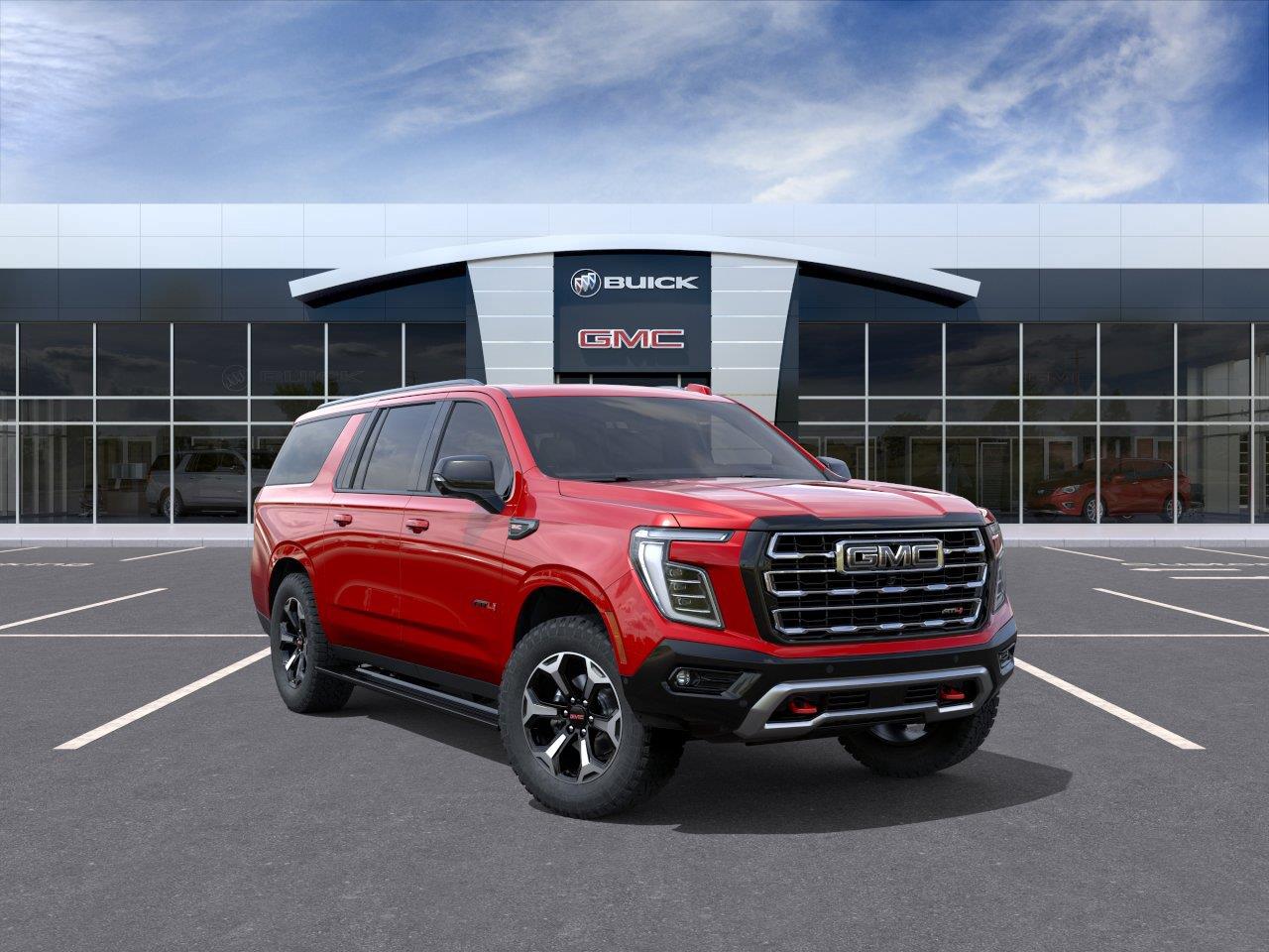 Volcanic Red Tintcoat 2026 GMC Yukon XL SUV / Crossover Four-Wheel Drive Automatic
