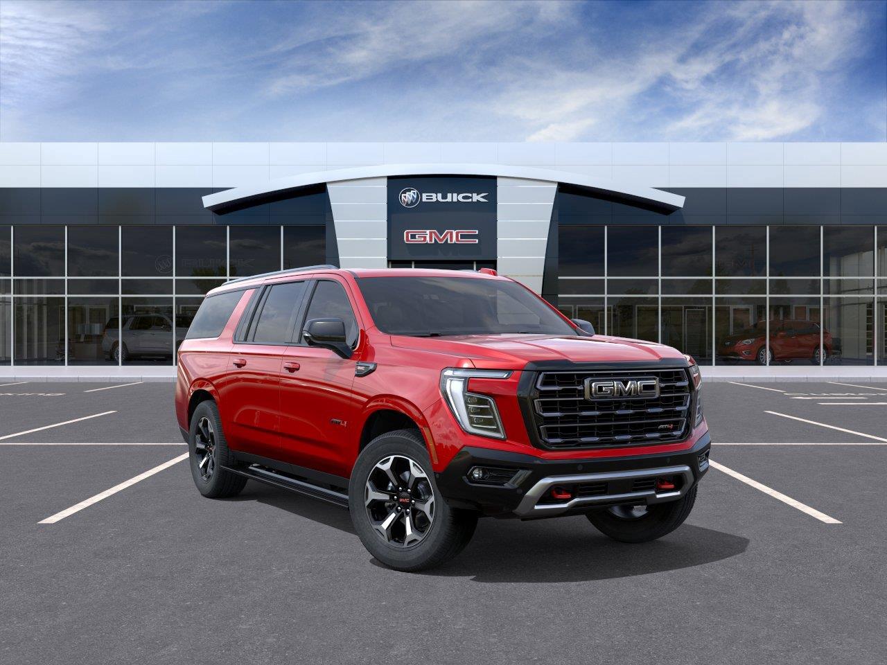 Volcanic Red Tintcoat 2026 GMC Yukon XL SUV / Crossover Four-Wheel Drive Automatic