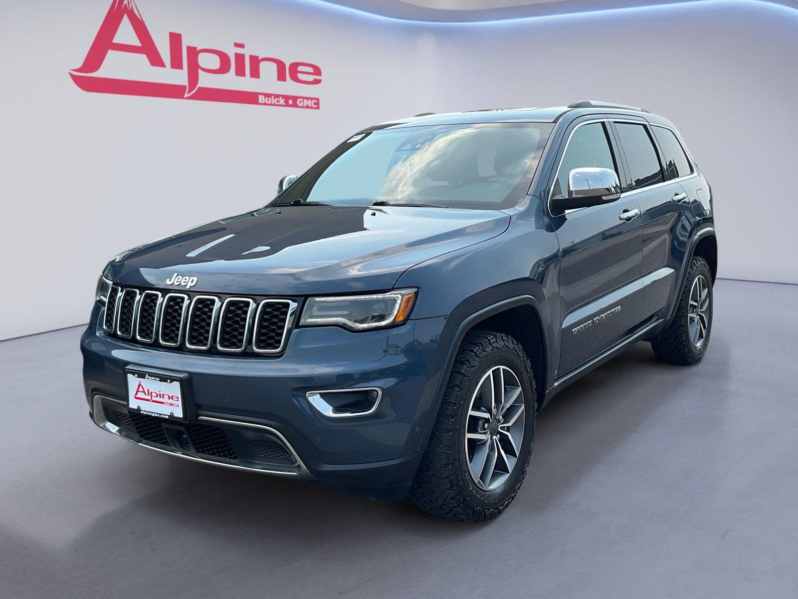Slate Blue Pearlcoat 2021 Jeep Grand Cherokee SUV / Crossover Four-Wheel Drive 8-Speed Automatic