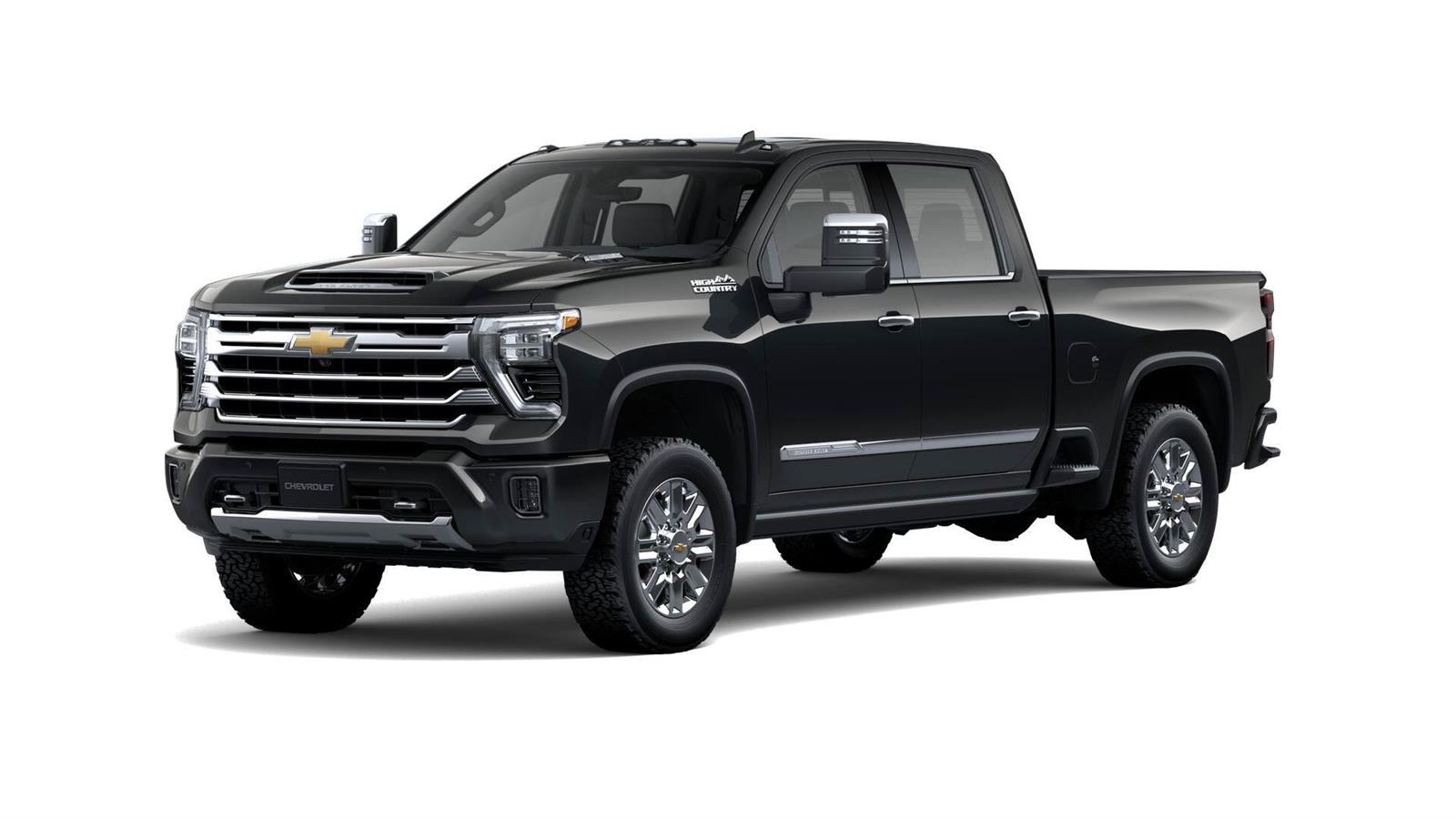 Black 2026 Chevrolet Silverado 3500HD Pickup Truck Four-Wheel Drive Automatic