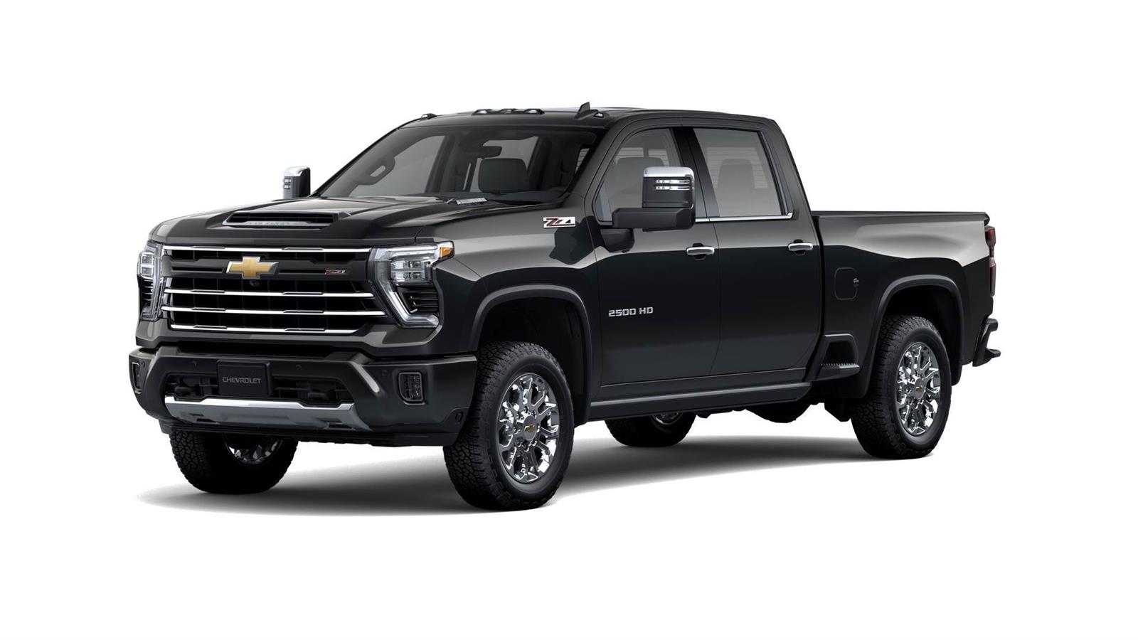 Black 2026 Chevrolet Silverado 2500HD Pickup Truck Four-Wheel Drive Automatic