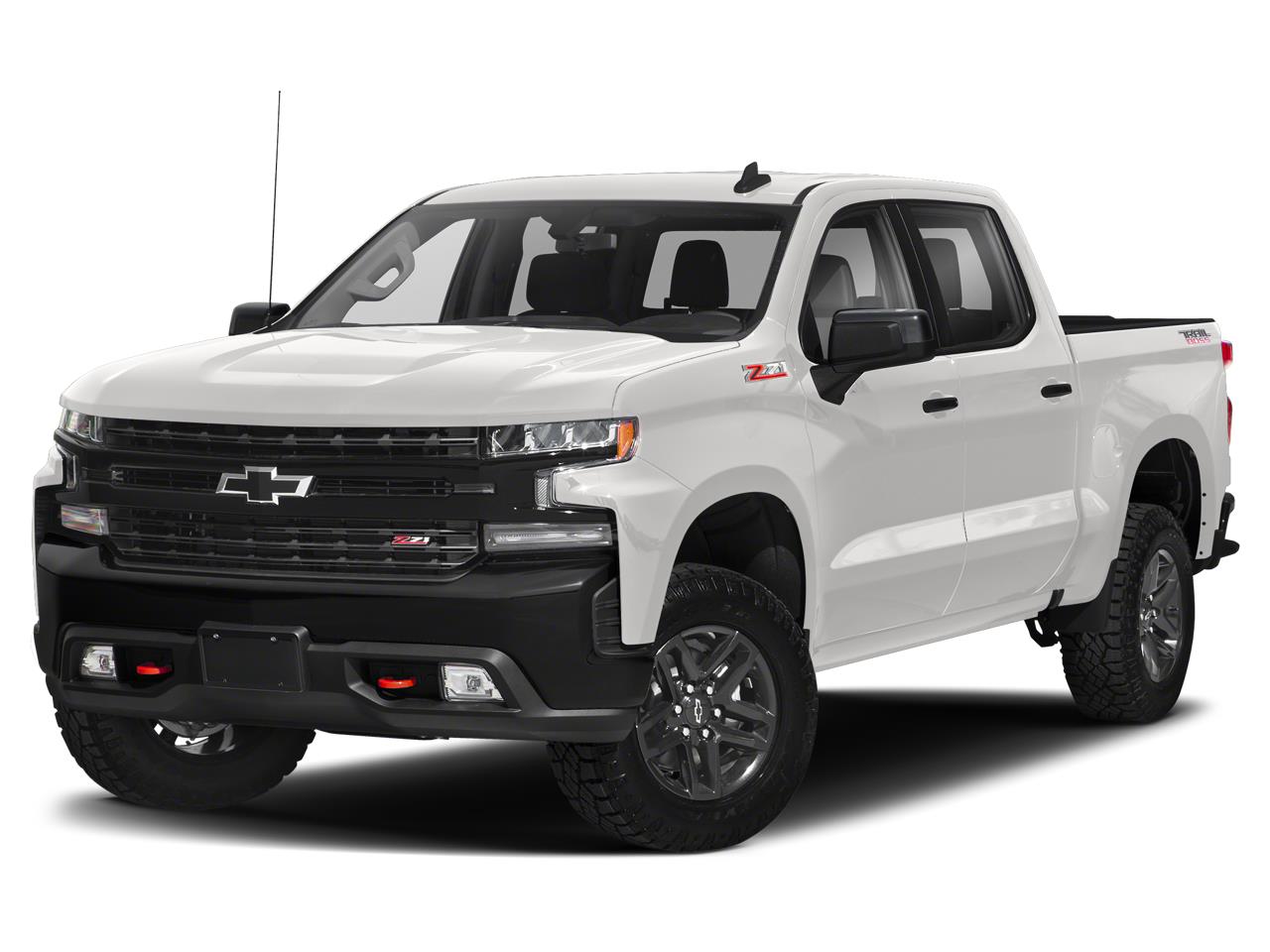 Summit White 2021 Chevrolet Silverado 1500 Pickup Truck Four-Wheel Drive Automatic