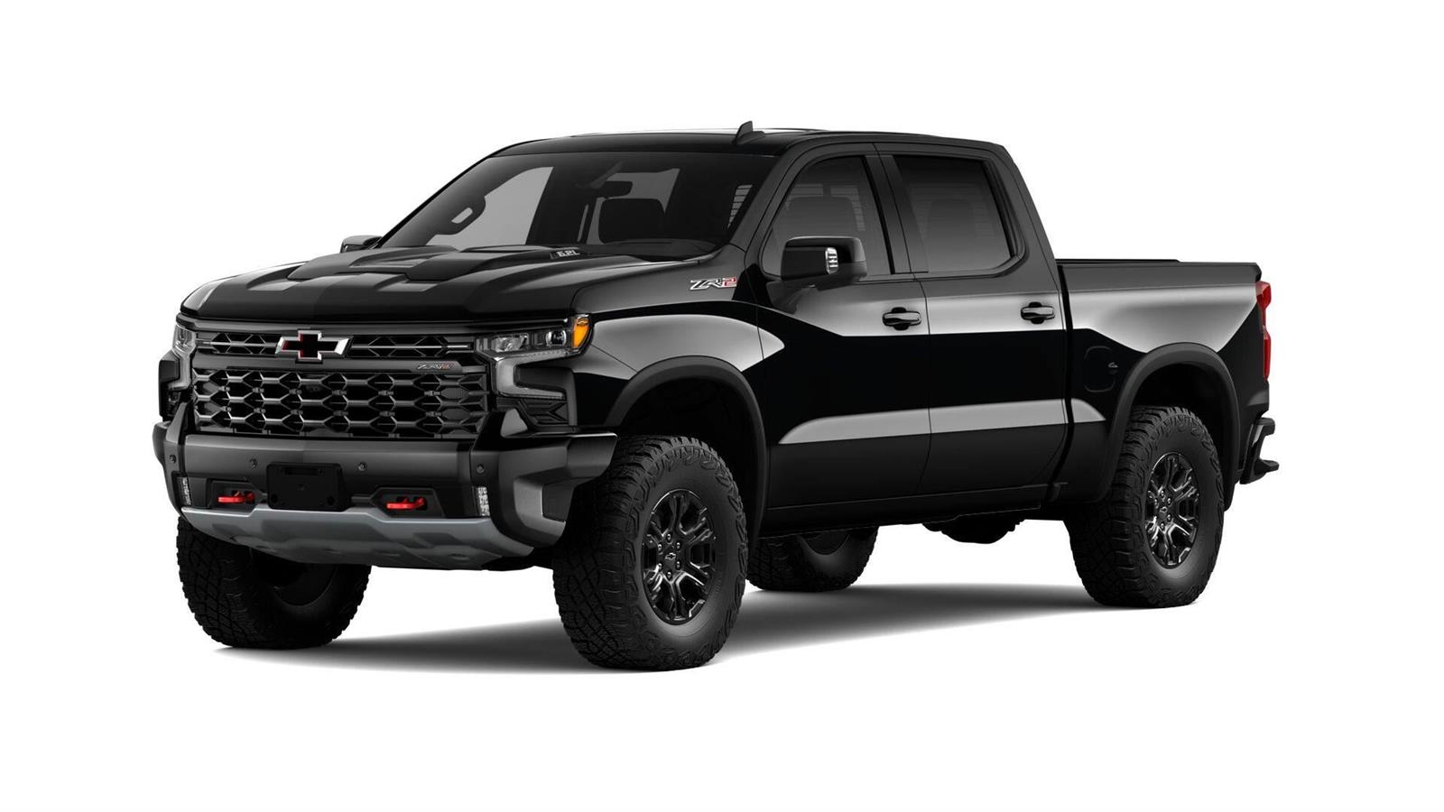 Black 2026 Chevrolet Silverado 1500 Pickup Truck Four-Wheel Drive Automatic