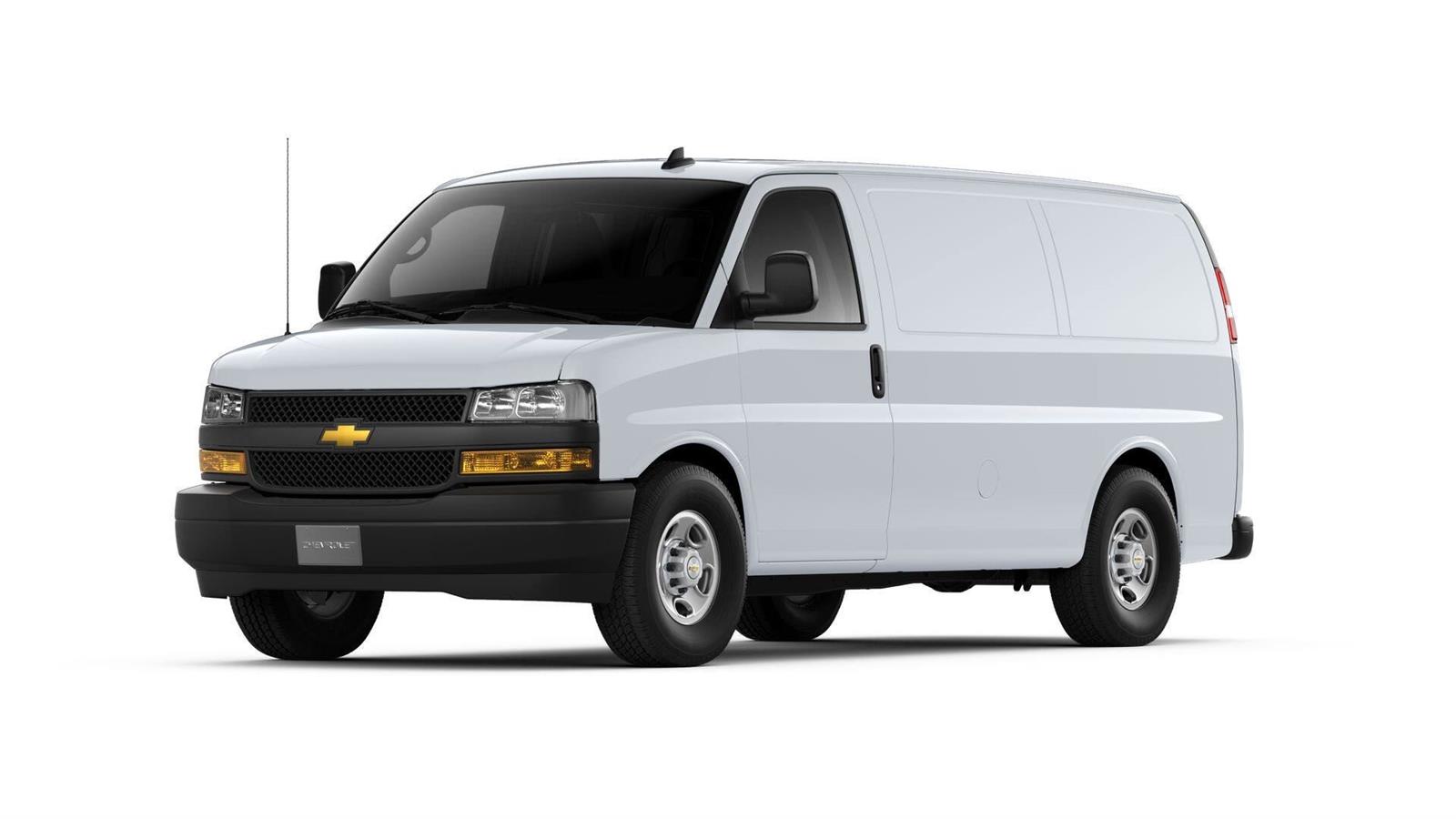 Summit White 2026 Chevrolet Express Cargo Van Rear-Wheel Drive Automatic