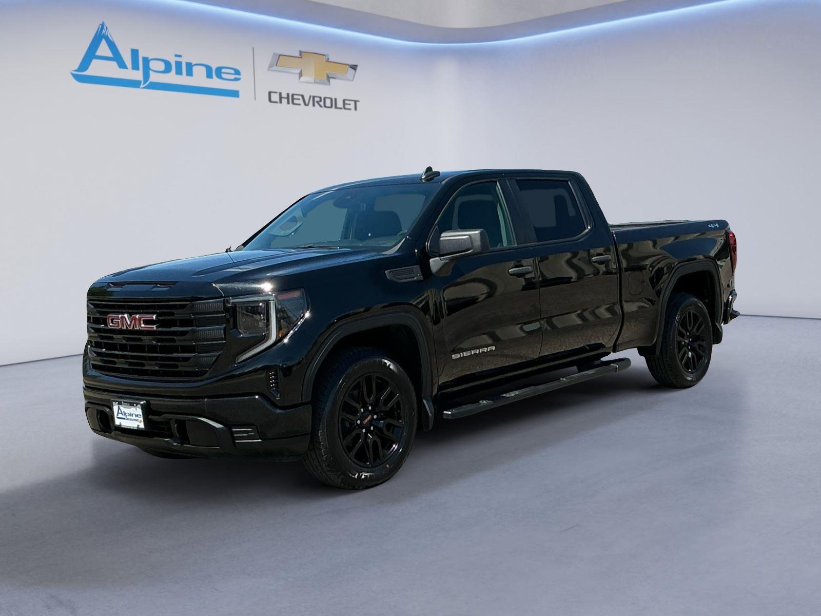 Onyx Black 2024 GMC Sierra 1500 Pickup Truck Four-Wheel Drive Automatic
