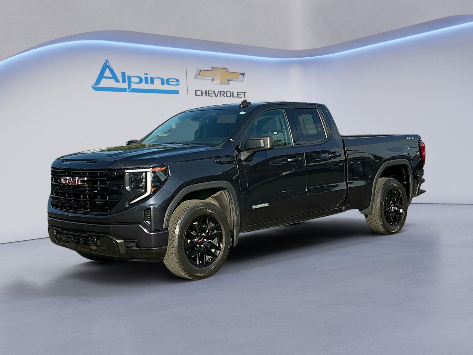 Titanium Rush Metallic 2023 GMC Sierra 1500 Pickup Truck Four-Wheel Drive 8-Speed Automatic