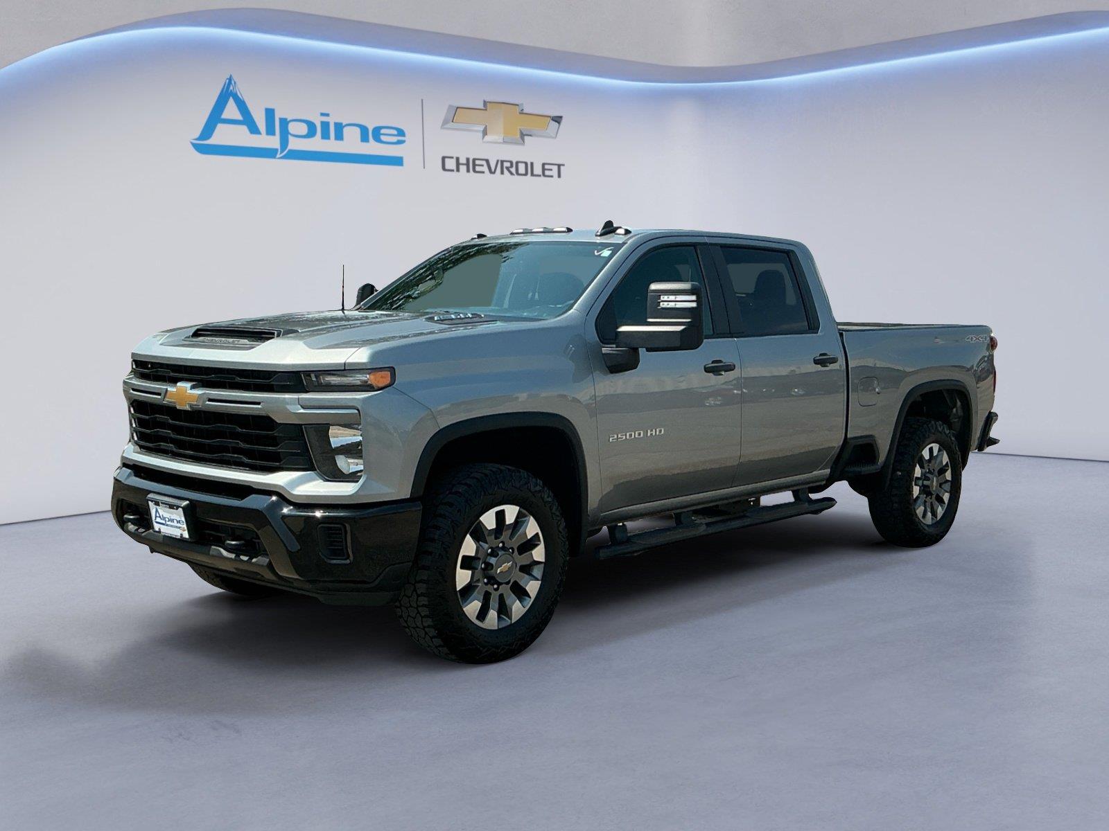 Sterling Gray Metallic 2024 Chevrolet Silverado 2500HD Pickup Truck Four-Wheel Drive Automatic