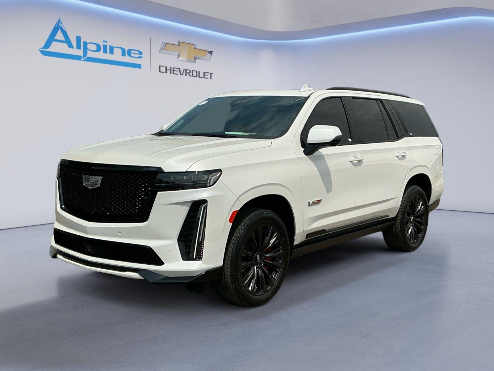 Crystal White Tricoat 2024 Cadillac Escalade-V SUV / Crossover All-Wheel Drive Automatic