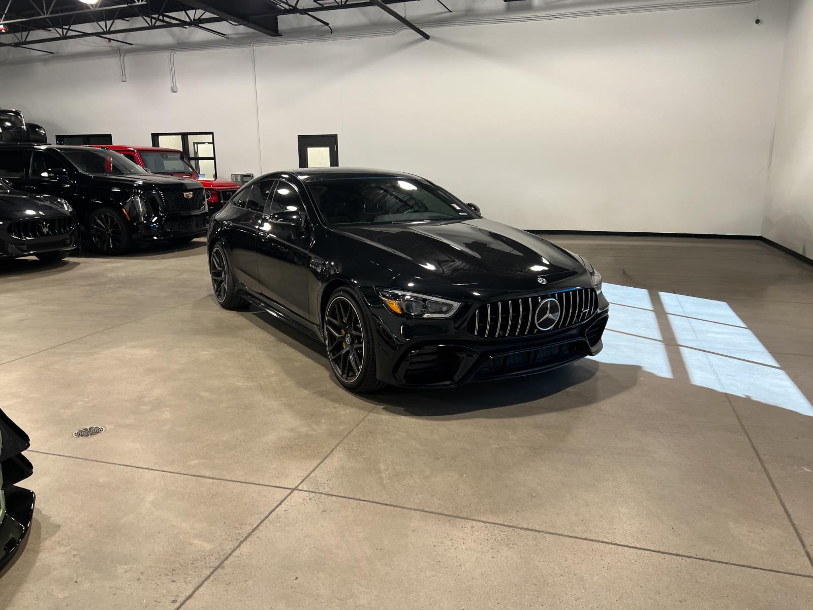 Obsidian Black Metallic 2021 Mercedes-Benz AMG GT 63 S 4-Door Coupe AWD Coupe All-Wheel Drive Automatic