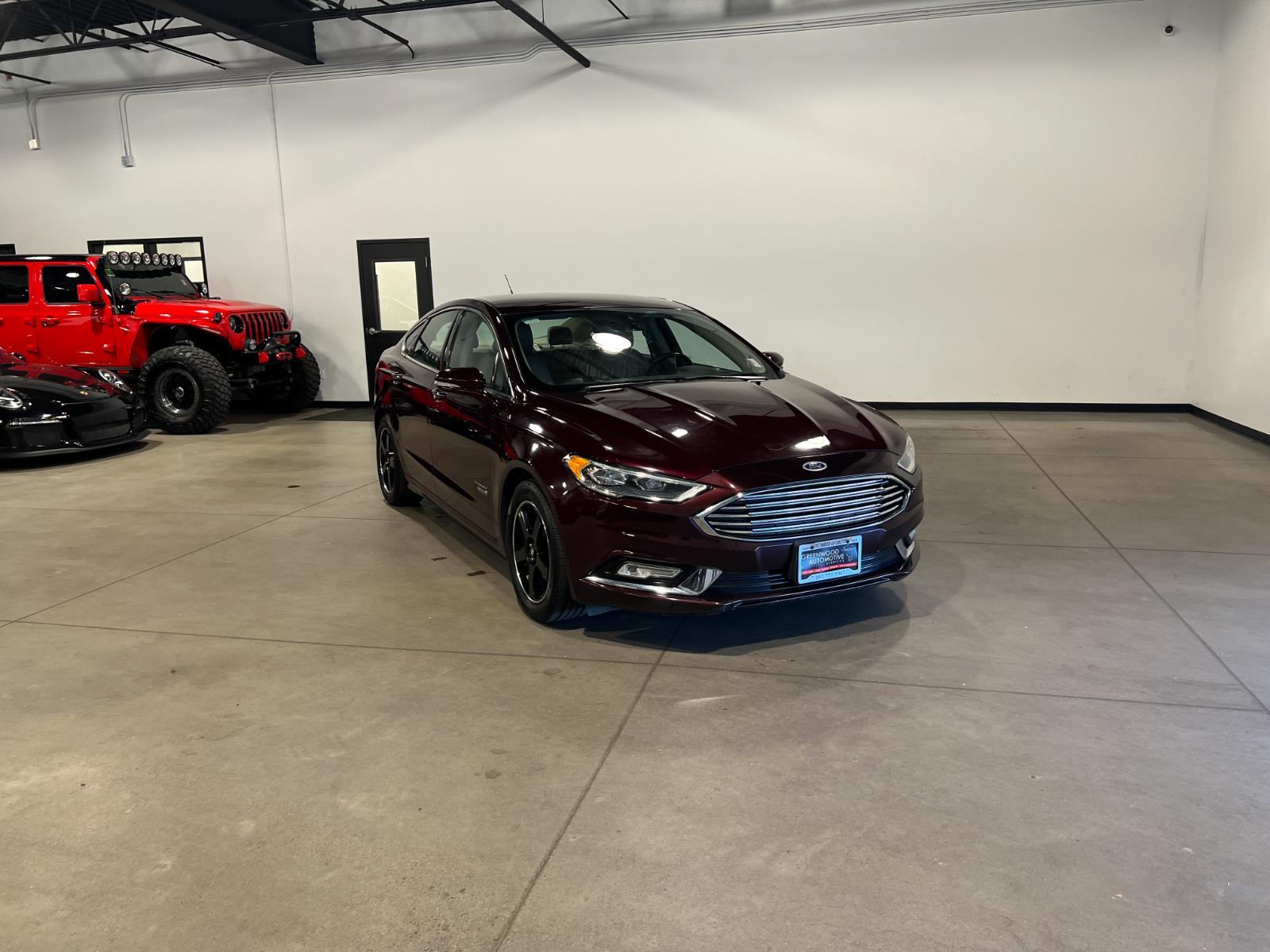 Ruby Red Metallic Tinted Clearcoat 2017 Ford Fusion Energi SE Luxury Sedan Front-Wheel Drive Continuously Variable Transmission