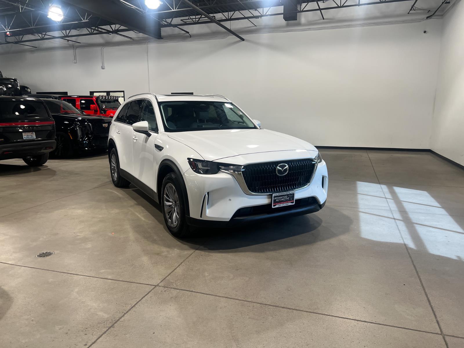 Rhodium White Premium 2025 Mazda CX-90 PHEV Preferred AWD SUV / Crossover All-Wheel Drive Automatic