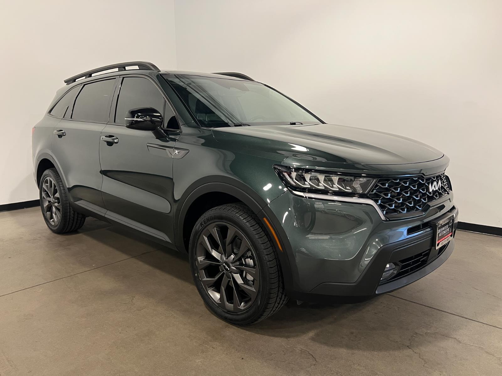 Aruba Green 2023 Kia Sorento X-Line EX AWD SUV / Crossover All-Wheel Drive Automatic