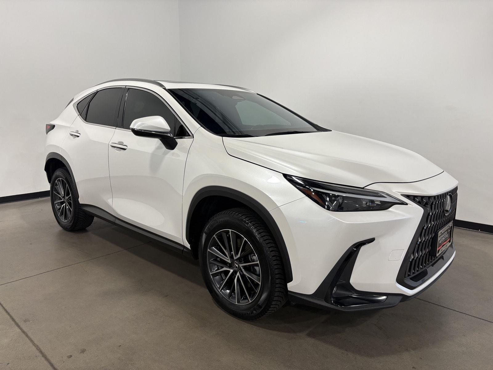 Eminent White Pearl 2023 Lexus NX Hybrid SUV / Crossover All-Wheel Drive Continuously Variable Transmission