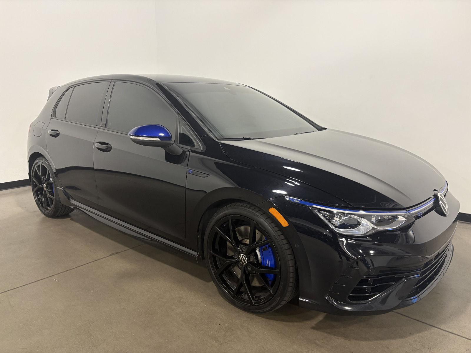 Deep Black Pearl 2023 Volkswagen Golf R Hatchback All-Wheel Drive Automatic